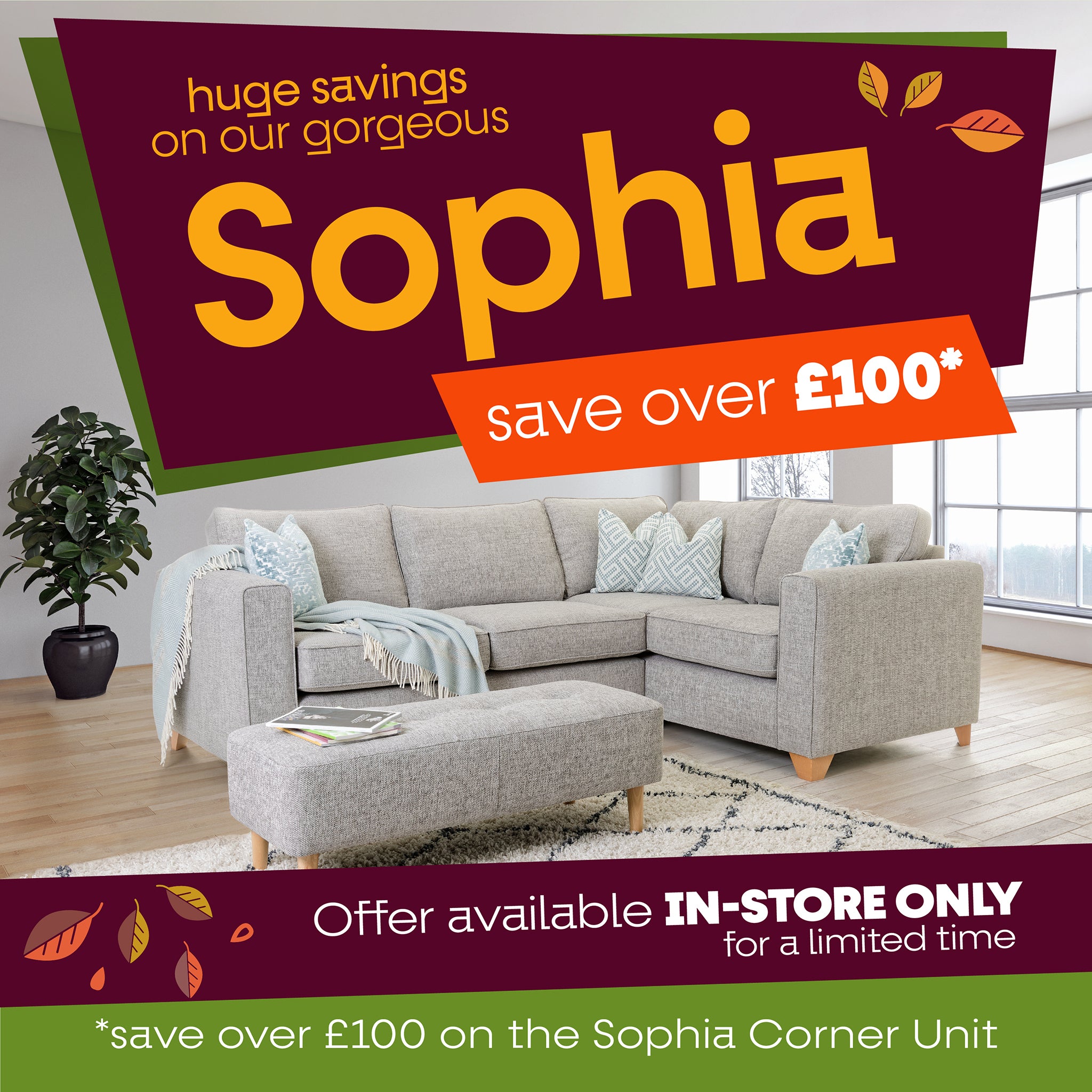 Airsprung Sophia Sofa Sale - Save over £100