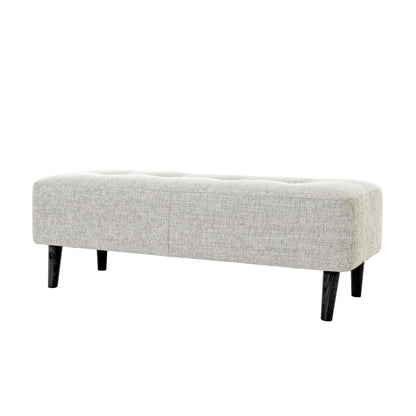 Sophia Light Grey Footstool dark